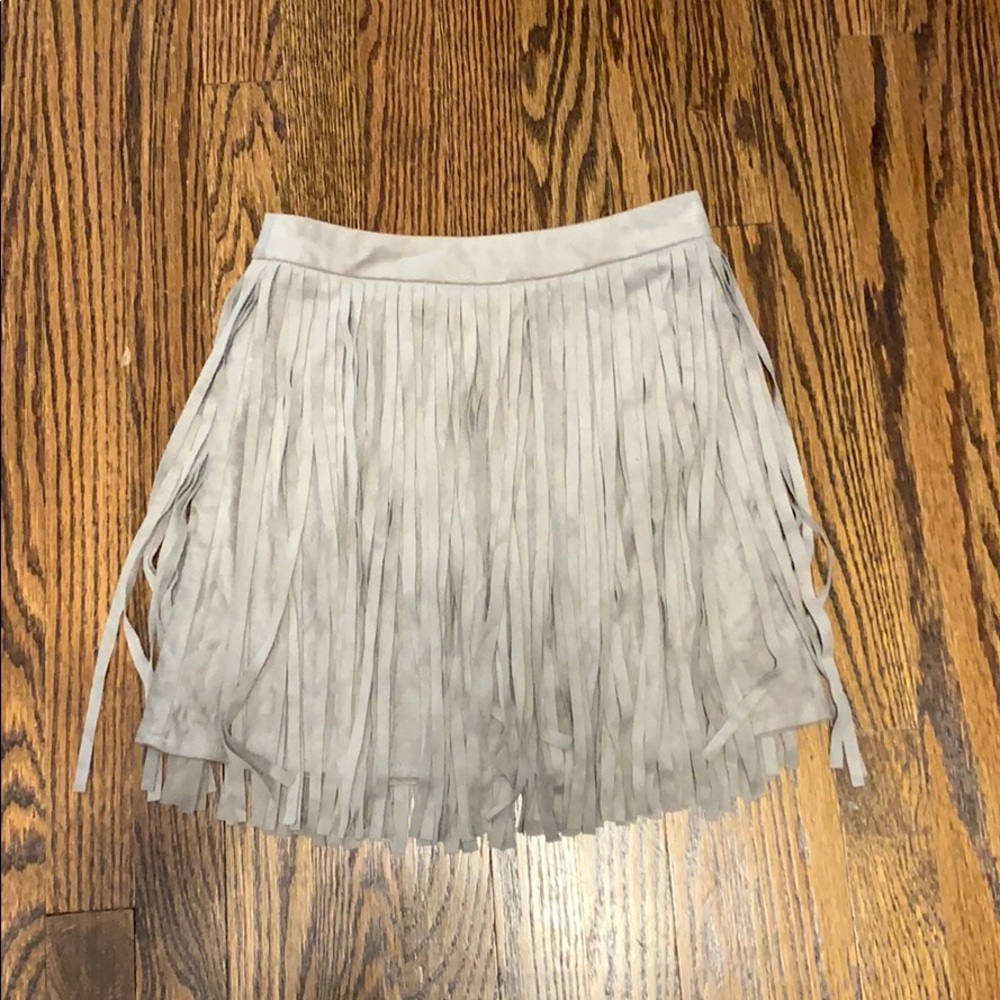 BB Dakota fringe skirt size 0